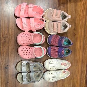 Toddler girl Pink and Purple Shoes